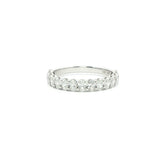 Prong-Set Diamond Wedding Band 3/4 Carat